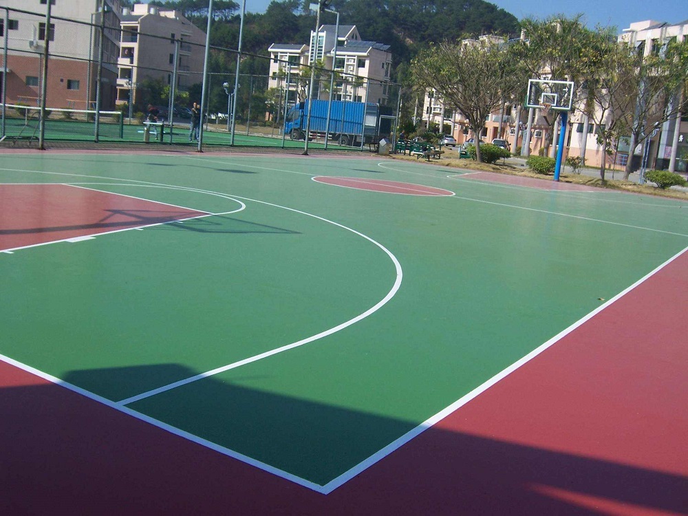 篮球场施工：硅pu篮球场的优点